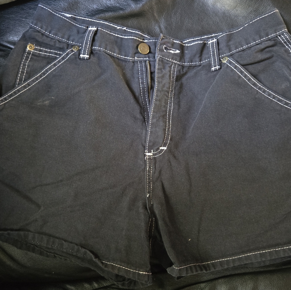 ACE brand black&white painter shorts sz29 - Picture 2 of 8